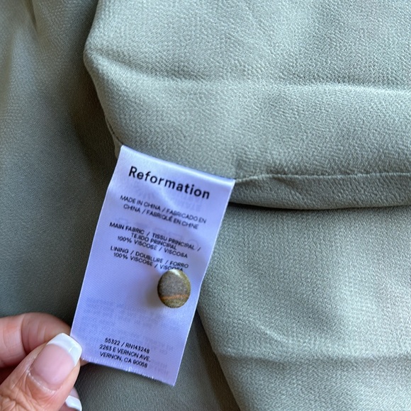 Reformation Ezria Dress in Fauna - Picture 10 of 17